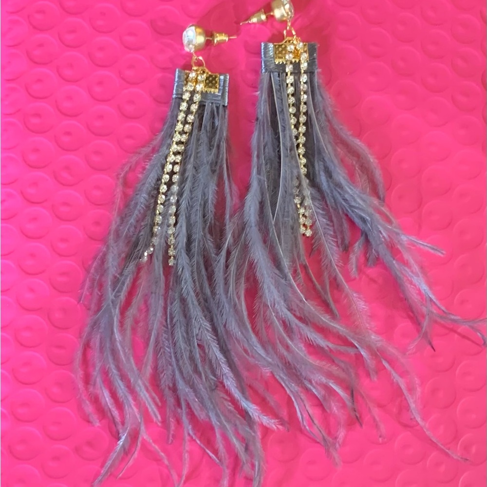 Fashion Feather Earrings